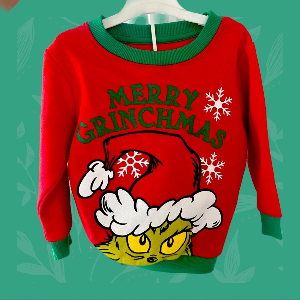 Baby Girls Christmas Grinch 3-Piece Set size 18 months